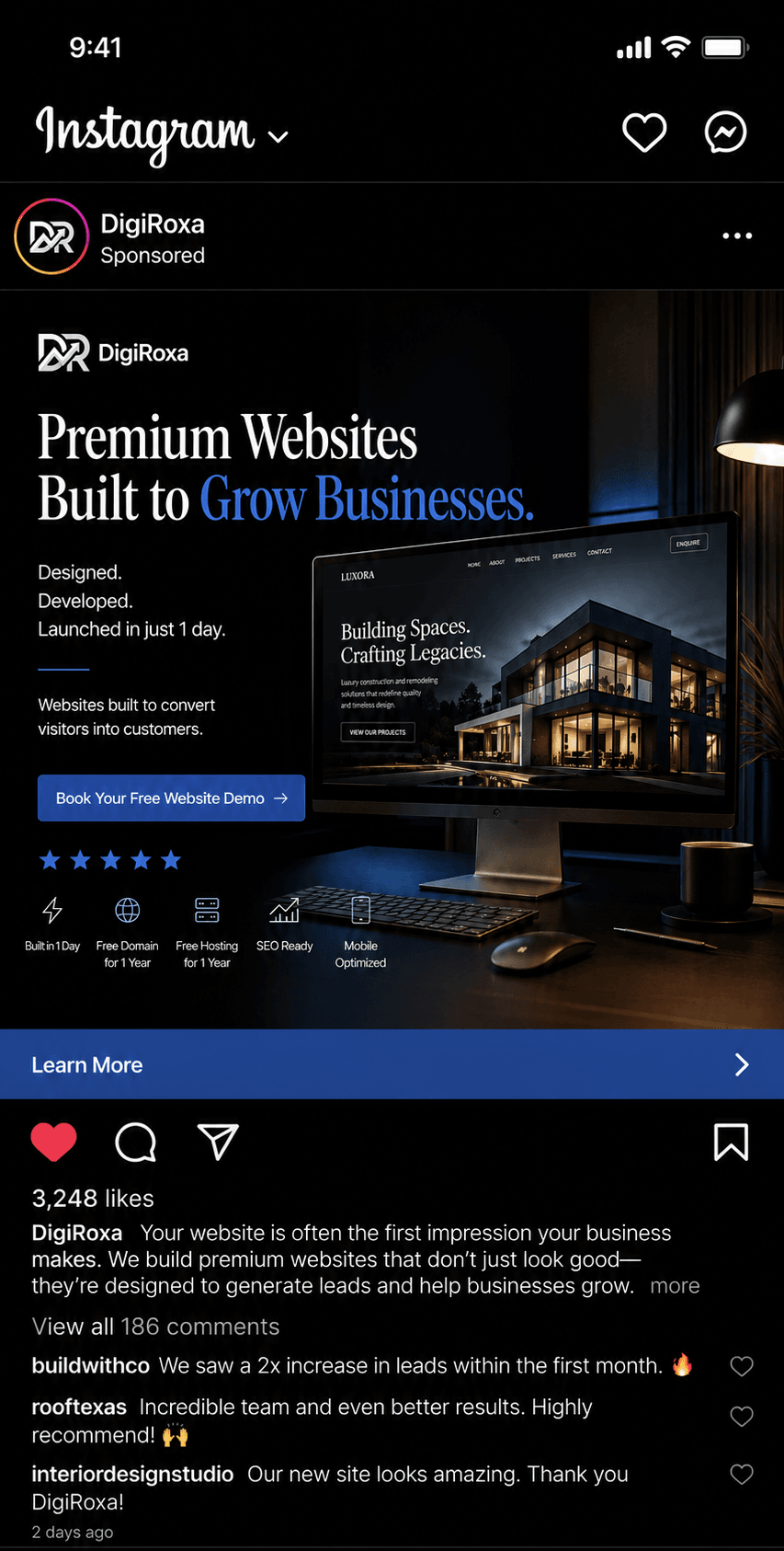 Instagram Feed post advertisement